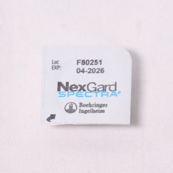 NEXGARD Spectra Obat Kutu dan Cacing Anjing Yellow 3.5-7.5kg no type Nexgard 