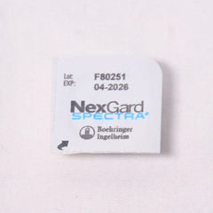NEXGARD Spectra Obat Kutu dan Cacing Anjing Yellow 3.5-7.5kg no type Nexgard 