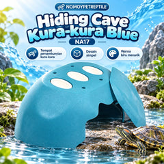NOMOYPETREPTILE Hiding Cave Kura-kura Blue XL NA17 no type Tidak ada merek 