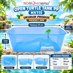 NOMOYPETREPTILE Open Turtle Tank PP NX11S no type Tidak ada merek 
