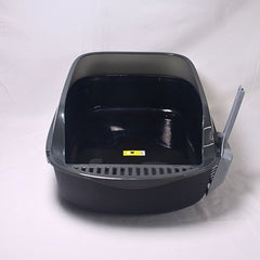 NOONA CTX3L Cat Toilet With Scoop Black Large 49x34x19cm Hobi & Koleksi > Perawatan Hewan > Grooming Hewan Noona 