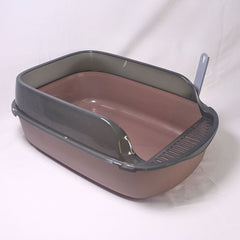 NOONA CTX3L Cat Toilet With Scoop Brown Large 49x34x19cm Cat Sanitation Noona 