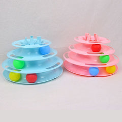 NOONA Mainan Kucing Tower Cat Circular Toy Blue Hobi & Koleksi > Perawatan Hewan > Mainan Hewan Tidak ada merek 