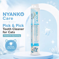 NYANKO Care Pembersih Gigi Kucing Pick and Pick Tooth Cleaner for Cats no type Tidak ada merek 