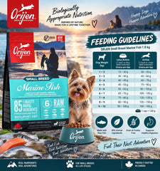 ORIJEN Makanan Anjing Dog Marine Fish Small Breed 1.8kg Dog Food Dry Tidak ada merek 
