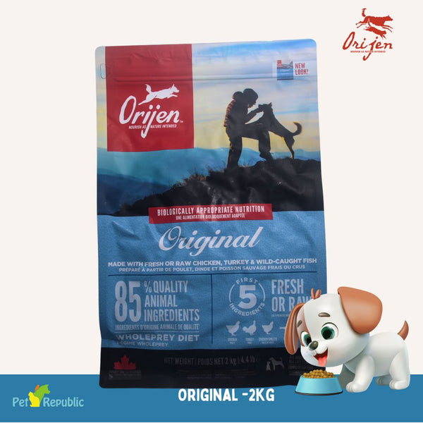 ORIJEN Makanan Anjing Dog Original Grain Free 2kg Dog Food Dry Tidak ada merek 