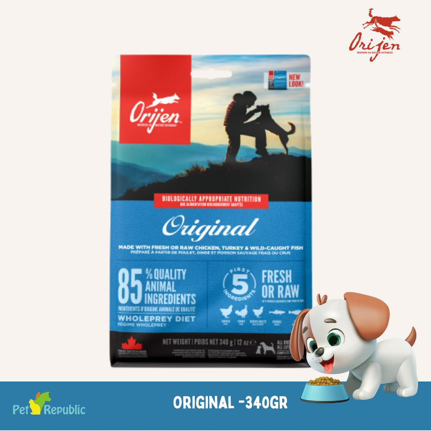 ORIJEN Makanan Anjing Dog Original Grain Free 340gr Dog Food Dry Tidak ada merek 