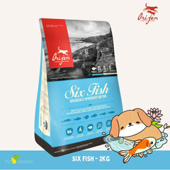 ORIJEN Makanan Anjing Dog Six Fish Grain Free 2kg no type Tidak ada merek 