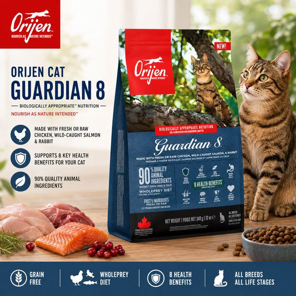 ORIJEN Makanan Kucing Cat Guardian8 Grain Free 340gr cat dry food Tidak ada merek 