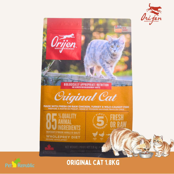 ORIJEN Makanan Kucing Grain Free Original Cat 1.8kg cat dry food Tidak ada merek 