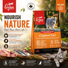 ORIJEN Makanan Kucing Grain Free Original Cat 1.8kg cat dry food Tidak ada merek 