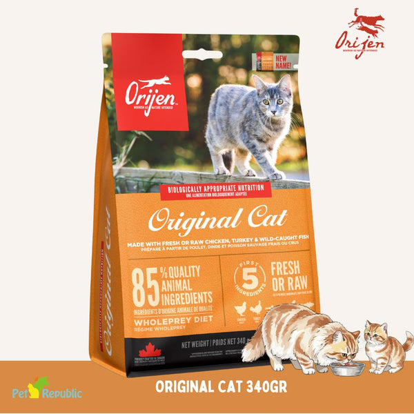 ORIJEN Makanan Kucing Grain Free Original Cat 340gr - Pet Republic Indonesia