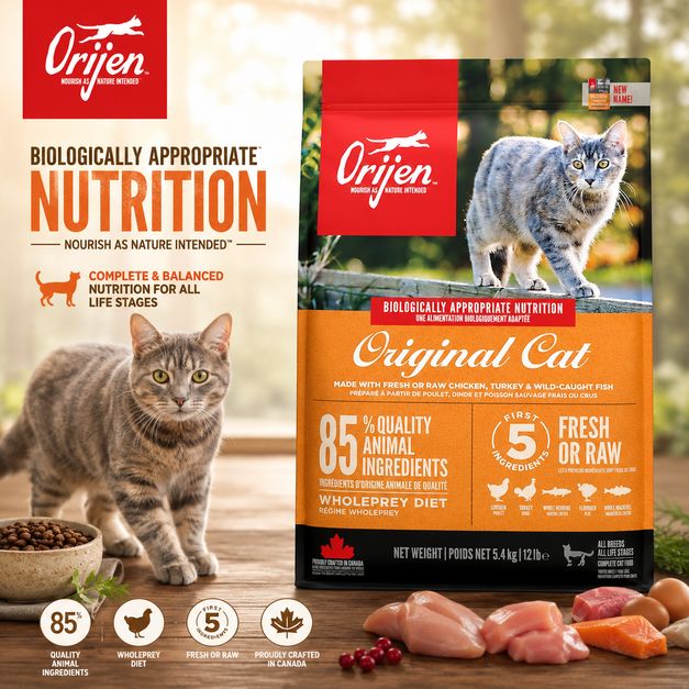 ORIJEN Makanan Kucing Original Cat 5,4kg no type Tidak ada merek 