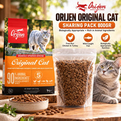 ORIJEN Makanan Kucing Original Cat Sharing Pack 800gr no type Tidak ada merek 