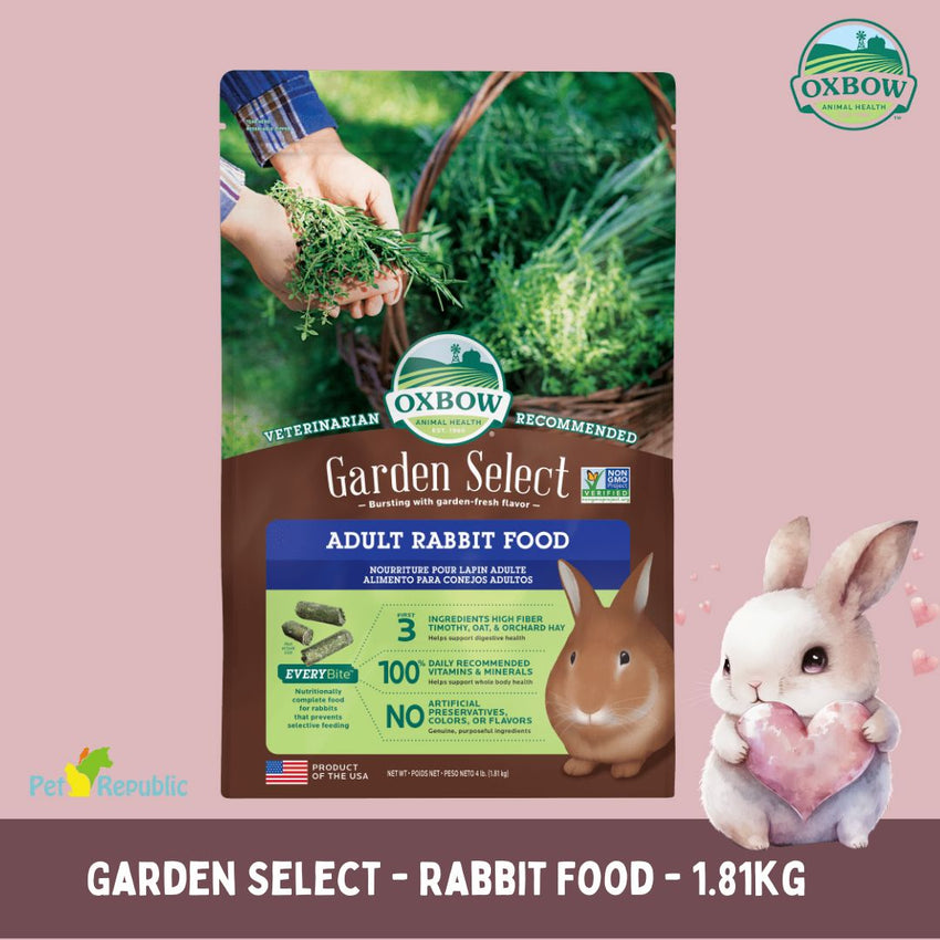 OXBOW Makanan Kelinci Adult Rabbit Food Garden Select 1,81kg no type Tidak ada merek 