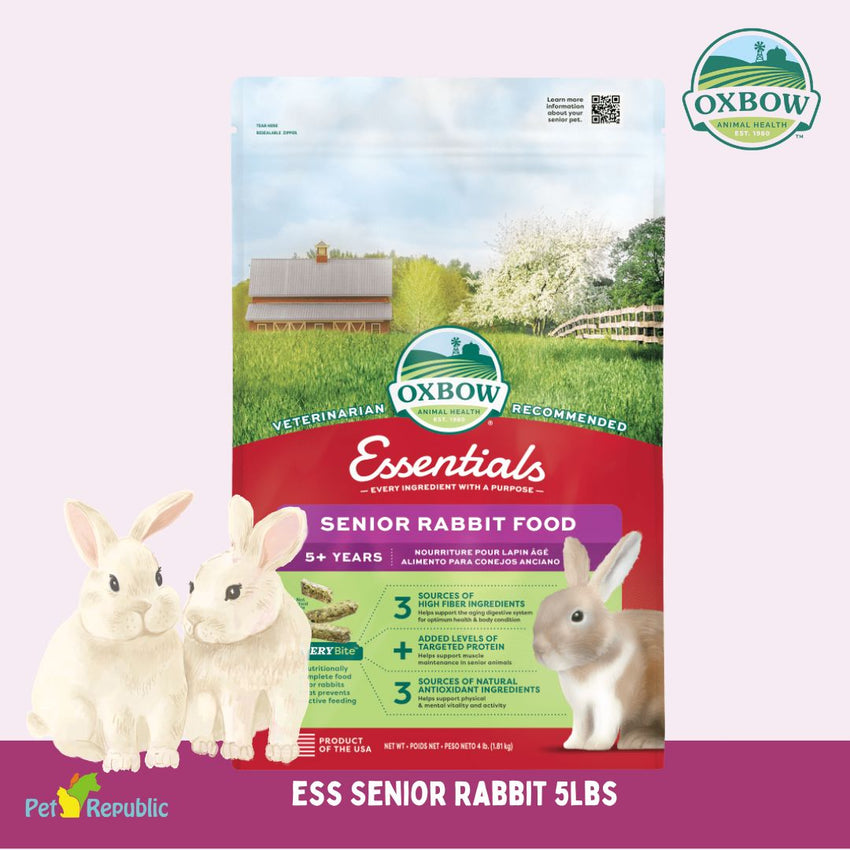 OXBOW Makanan Kelinci Essentials Senior Rabbit Food 5lbs - Pet Republic Indonesia