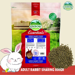 OXBOW Makanan Kelinci Essentian Adult Rabbit REPACK 800g no type Tidak ada merek 