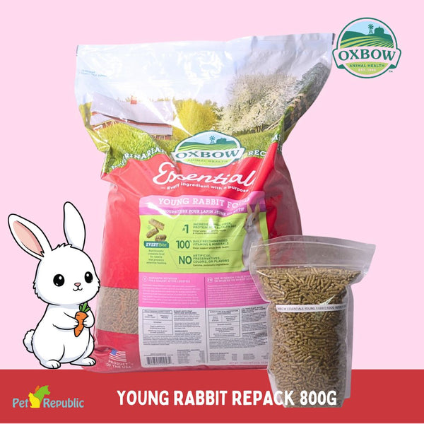 OXBOW Makanan Kelinci Essentian Young Rabbit REPACK 800g no type Oxbow 