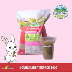 OXBOW Makanan Kelinci Essentian Young Rabbit REPACK 800g Small Animal Food Oxbow 