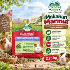 OXBOW Makanan Marmut Essentials Cavy Performance Young Guinea Pig 2.25kg no type Tidak ada merek 