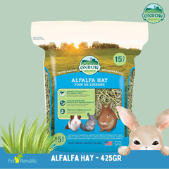 OXBOW Rumput Anakan ALFALFA Hay 425gram no type Tidak ada merek 