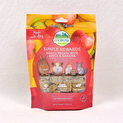 OXBOW Snack Kelinci Baked Treat With Apple and Banana 85gram no type Tidak ada merek 