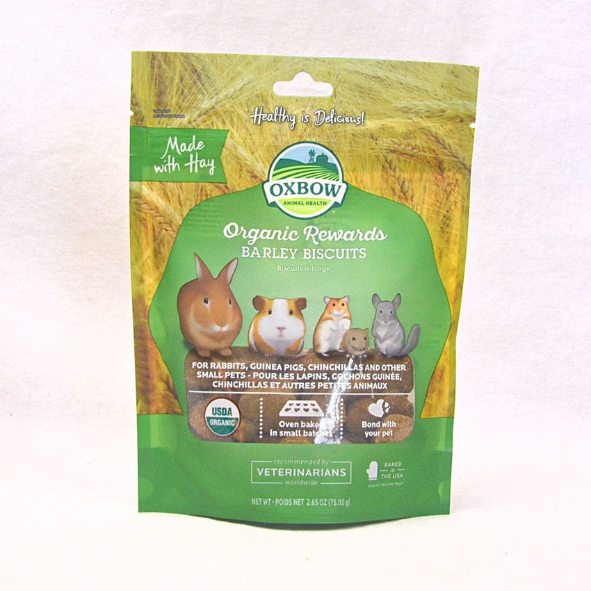 OXBOW Snack Kelinci Organic BARLEY Biscuit 75gr no type Tidak ada merek 