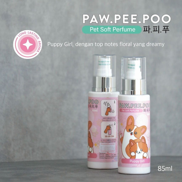 PAWPEEPOO Parfume Anjing Puppy Girl 85ml no type Tidak ada merek 