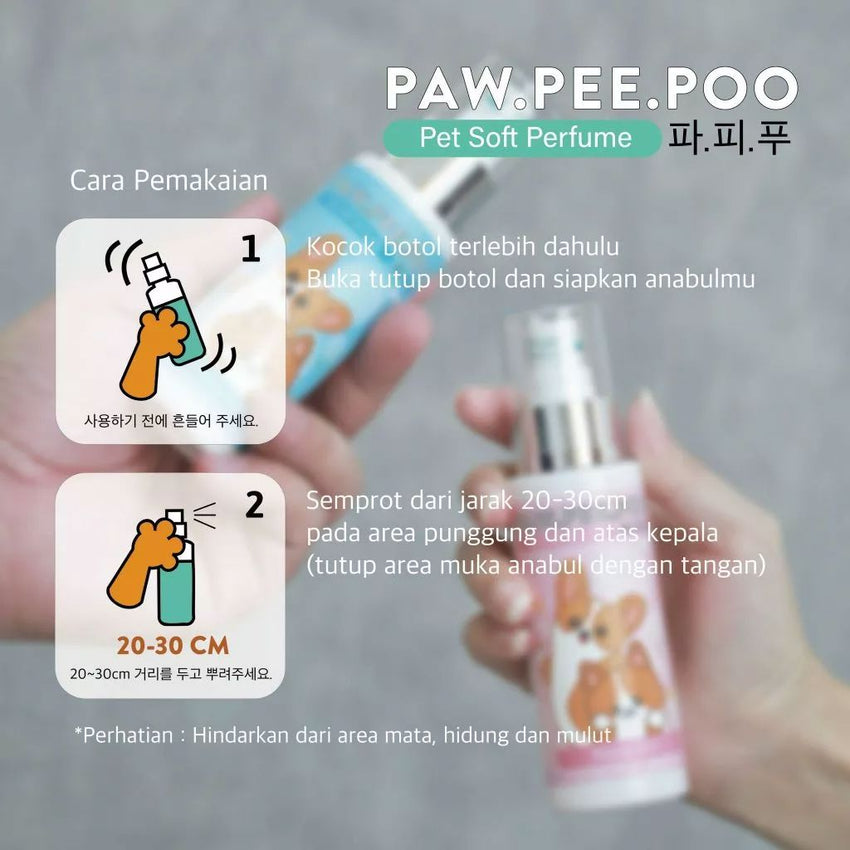 PAWPEEPOO Parfume Anjing Puppy Girl 85ml no type Tidak ada merek 