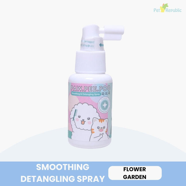 PAWPEEPOO Smoothing Detangling Spray Flower Garden 65ml Hobi & Koleksi > Perawatan Hewan > Grooming Hewan Pet Republic Indonesia 