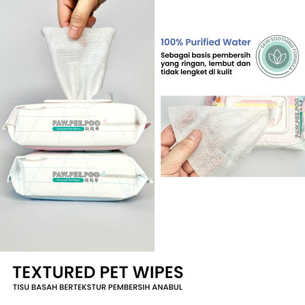 PAWPEEPOO Tisu Basah Pet Wipes Flower Garden Grooming Pet Care Tidak ada merek 