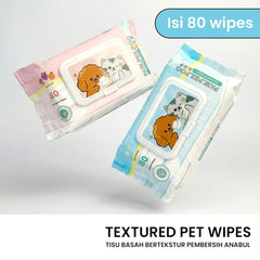 PAWPEEPOO Tisu Basah Pet Wipes Fresh Fruit Grooming Pet Care Tidak ada merek 