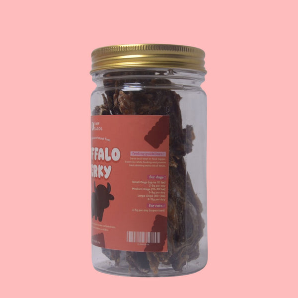 PAWSAGOL Snack Anjing Jerky Buffalo 50gr Dog Snack Tidak ada merek 