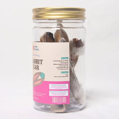 PAWSAGOL Snack Anjing Kucing Dried Rabbit Ear 4pcs Dog Snack Tidak ada merek 