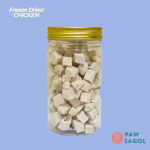 PAWSAGOL Snack Anjing Kucing Freeze Dried Chicken Breast 50gr no type Tidak ada merek 