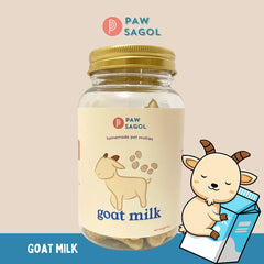 PAWSAGOL Snack Anjing Kucing Homemade Cookies Goat Milk 80gr Dog Snack Tidak ada merek 