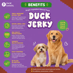 PAWSAGOL Snack Anjing Kucing Jerky Duck 50gr Dog Snack NoBrand 