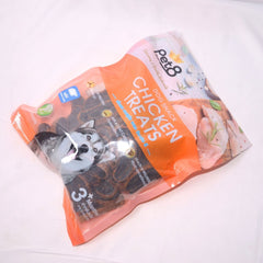 PET8 Snack Anjing JJE11 Chicken Treats Sushi Fish Chicken Strap 280gr no type Tidak ada merek 