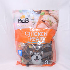 PET8 Snack Anjing JJE11 Chicken Treats Sushi Fish Chicken Strap 280gr no type Tidak ada merek 