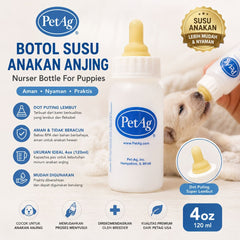 PETAG Botol Susu Anakan Anjing Nurser Bottle For Puppies 4oz no type Tidak ada merek 