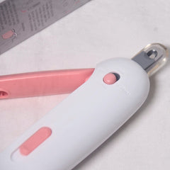 PETGRAVITY Gunting Kuku Pushing Pet Nail Clipper Pink Grooming Tools NoBrand 