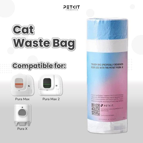 PETKIT Cat Waste Bag For Pura X Blue no type Tidak ada merek 