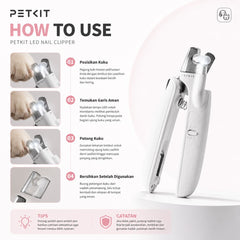 PETKIT Gunting Kuku Anjing Kucing LED Nail Clipper no type Tidak ada merek 