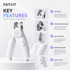 PETKIT Gunting Kuku LED Nail Clipper Pro no type Tidak ada merek 