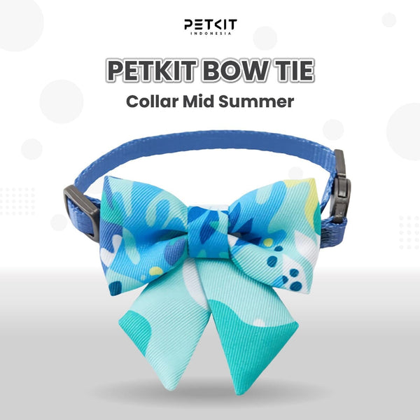 PETKIT Kalung Hewan Bow Tie Collar Mid Summer Pet Collar and Leash Petkit 