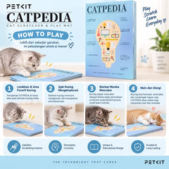 PETKIT Mainan Kucing Catpedia Scratcher Blue no type Tidak ada merek 