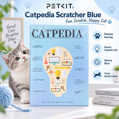 PETKIT Mainan Kucing Catpedia Scratcher Blue no type Tidak ada merek 