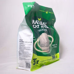 PETKIT Natural Cat Litter Tofu Cassava 2.4kg Cat Sanitation Tidak ada merek 