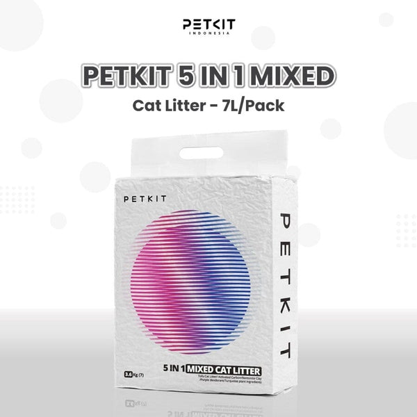 PETKIT Pasir Kucing 5 in 1 Mixed Cat Litter 7L no type Tidak ada merek 