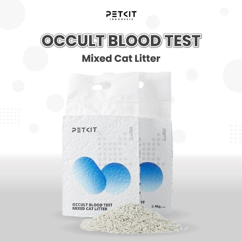 PETKIT Pasir Kucing Occult Blood Test Mixed Cat Litter 2.4KG no type Tidak ada merek 